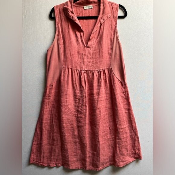 Dresses & Skirts - Terzo Milleno Linen Made in Italy sleeveless dress Sz L